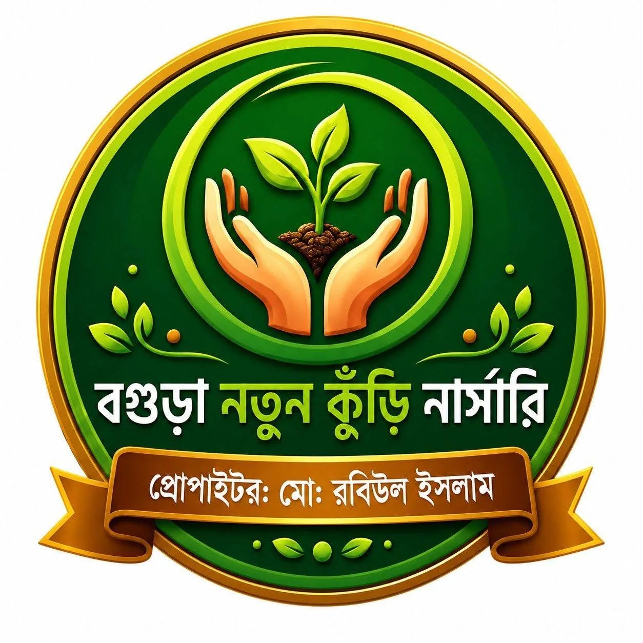 বগুড়া নতুন কুঁড়ি নার্সারি লোগো